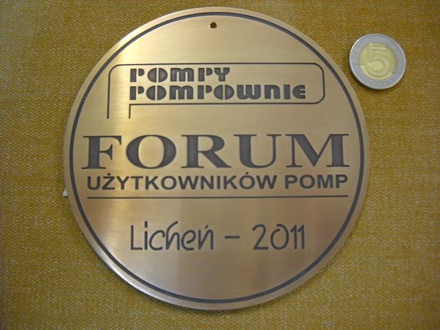 medal grawerowany forum pompy
